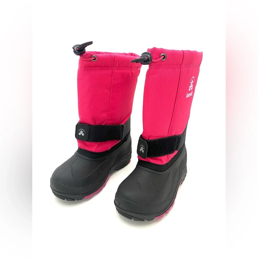 Kamik Youth Waterproof Adjustable Winter Snow Boots (Boots Only)